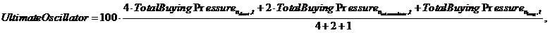 Формула расчета значения предельного осциллятора