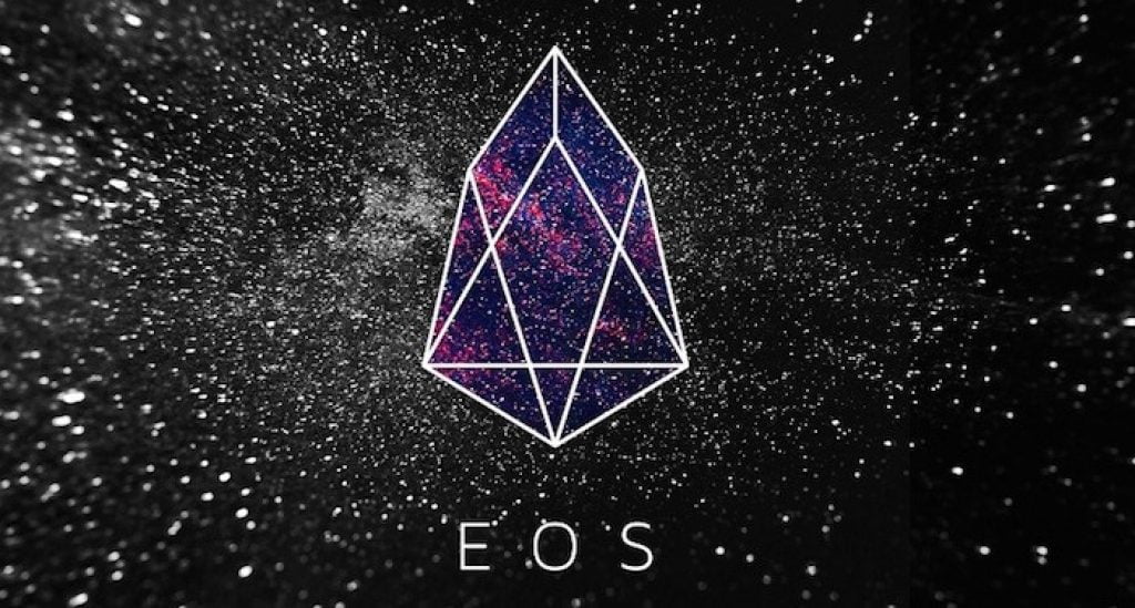 логотип криптовалюты eos